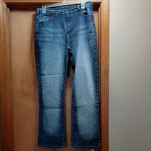 Women's Denim Jeans With Bleached Look